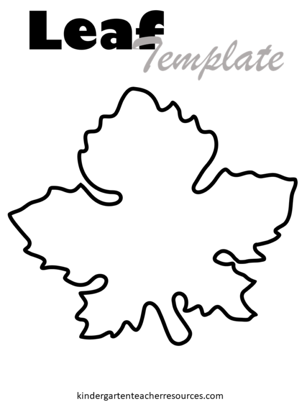 FREE Printable Leaf Template | Many designs are available