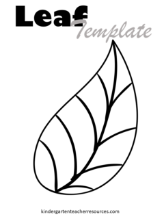 FREE Printable Leaf Template Many designs are available