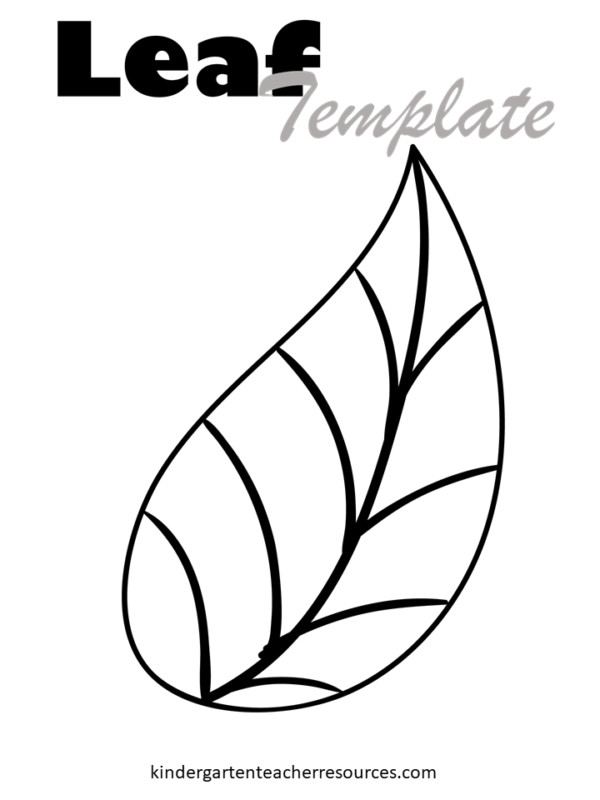 simple leaf pattern