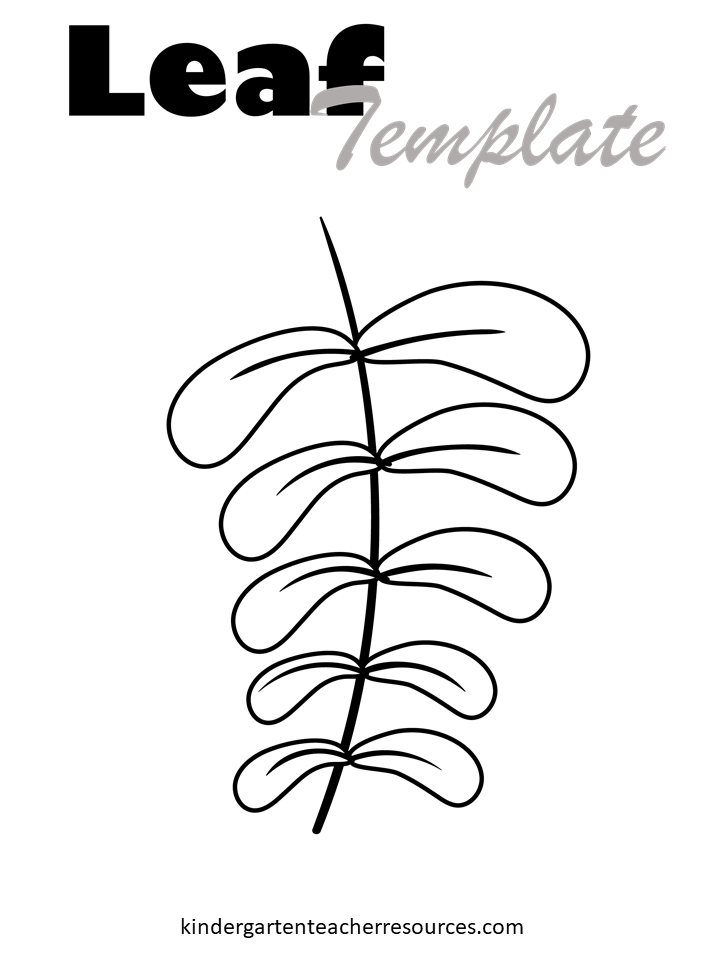 FREE Printable Leaf Template | Many designs are available